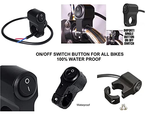 Image of Thorax 40W Dual Color LED Fog Light for Bike & Car - Yellow & White Beam, 4 LED Projector Lens, Waterproof IP68, Universal Fit (12V-80V) - Pack of 2