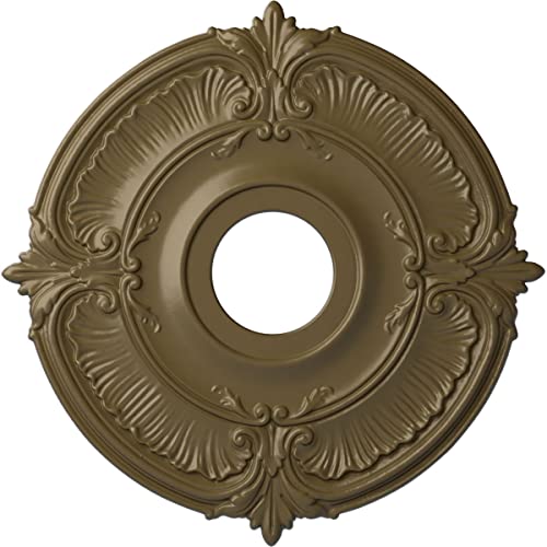 Image of Ekena Millwork CM18ATMMF - Attica - Ceiling Medallion, Mississippi Mud