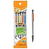 BIC Xtra-Life Mechanical Pencil, Clear Barrel, Medium Point (0.7mm), 5-Count