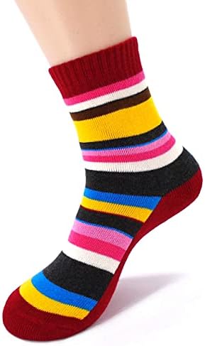 3 Pairs Women Ladies Hiking Walking Socks - UK Size 2-7, Anti Blisters, Soft, Warm, Comfortable, Breathable Nature Cotton Padded,Fit Well for Outdoor Sports Athletic Running Trekking Golf Yoga Camping