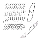40-Pack Stainless Steel S Carabiner Clips, Small Locking Carabiner (1.37”) Heavy Duty 30lb, Mini Carabiners for Backpack, Luggage, Key Chain & Camping Essentials