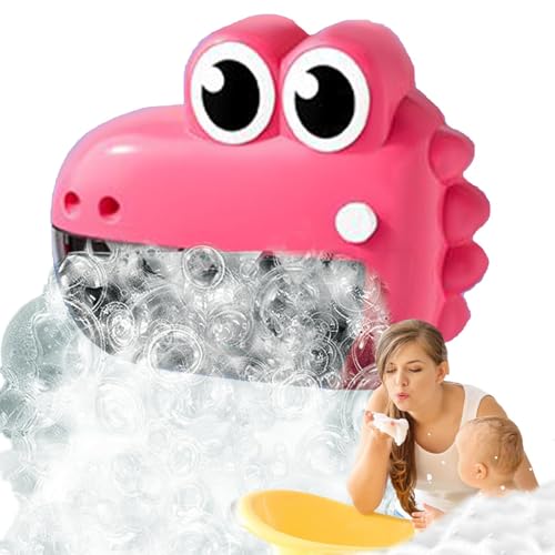 Bath Bubble Machine, Cute Frog Crocodile Shower Toy, Automatic Bubble Maker for Kids, Fun Bathtime Activity, Birthday Gift, East