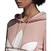 adidas Originals Women's Trefoil Hoodie, Pink Spirit, X-Small