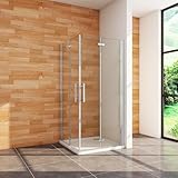 100x120x185 cm vouwdeur douchecabine, 6mm NANO veiligheidsglas