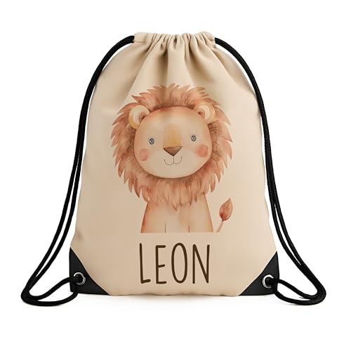 Kidsmood Personalisierter Turnbeutel Kinder mit Namen – Robuster...