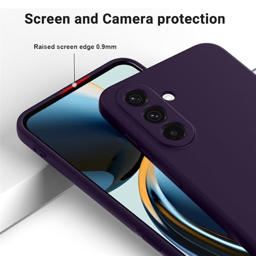 Image of Back Cover for Samsung Galaxy A36 5G | Full Camera Protection | Premium Liquid Silicon Case | Flexible Bumper Case for Samsung Galaxy A36 5G (Purple)
