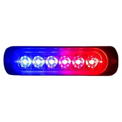 Flashing Lights, Warning Light, LED Beacon, 6 LED de alta visibilidad Warning, impermeable Magnetic Base, ideal para vehículos ambulancia Fleet Trailers Boats RVs Snowplows Planes, 4,41 pulgadas