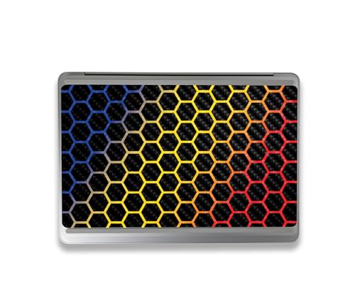 Image of MightySkins Carbon Fiber Skin Compatible with Microsoft Surface Laptop Studio 2 (2023) Full Wrap Kit - Primary Honeycomb | Protective, Durable Textured Carbon Fiber Finish | Made in The USA