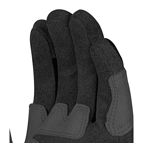 Image of Rynox Urban Pro 2 Gloves - Cuff Length Motorcycle Riding Gloves | Impact Protection | Scaphoid Protection | Abrasion Resistance - Black Grey, Small, Motorcycle Racing, Suede
