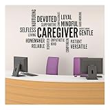 Caregiver Wall Decal, Nursing Home & Healthcare Decor