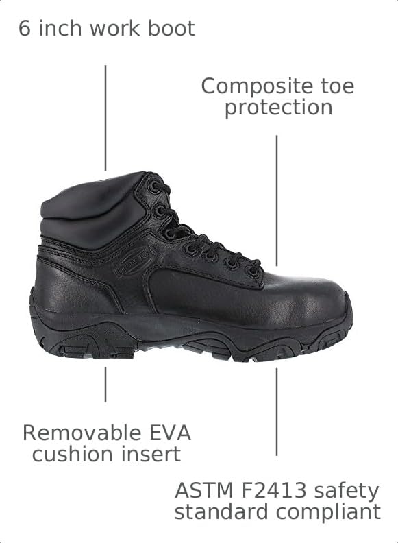 Image of Iron Age Mens Trencher Electrical Composite Toe Work Safety Shoes Casual - Black