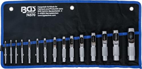 BGS 74570 | Locheisen-Satz | 2-22 mm | 15-tlg.