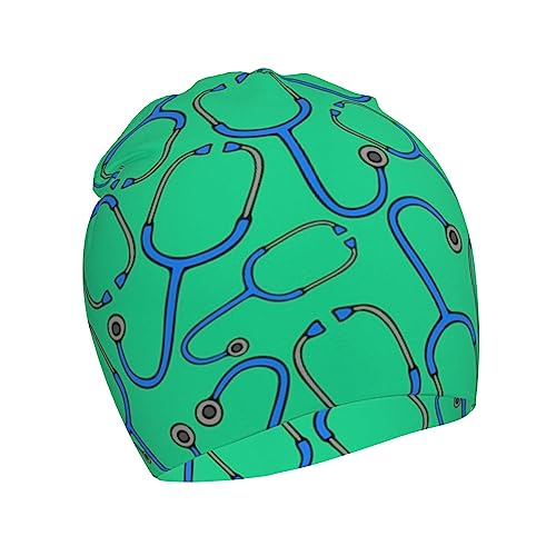 Rqzwdq Nurse Medical Theme Kids Beanie Hats Warm Knit Beanie Cap Skull Caps Gifts Decor for Boys Girls White