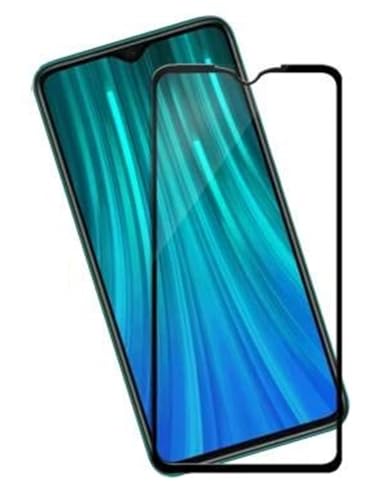 Image of Tempered Glass Screen Protector Compatible for Redmi Note 8 Pro with Edge to Edge Coverage and Easy Installation Kit, Pack of 1, Black
