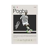 GJHTQLP Paul Pogba Leinwand-Poster, Wandkunst, Dekordruck, 