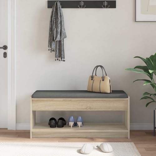 Banc de couloir moderne chêne Sonoma pour simplifier votre routine matinale