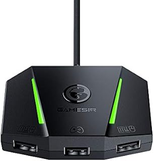 GameSir VX2 AimBox Game Console Keyboard and Mouse Adapter Wired Connection Converter Compatible with Nintendo Switch/Xbox Series X, Xbox One, PS4, PS5, with 3.5mm Audio