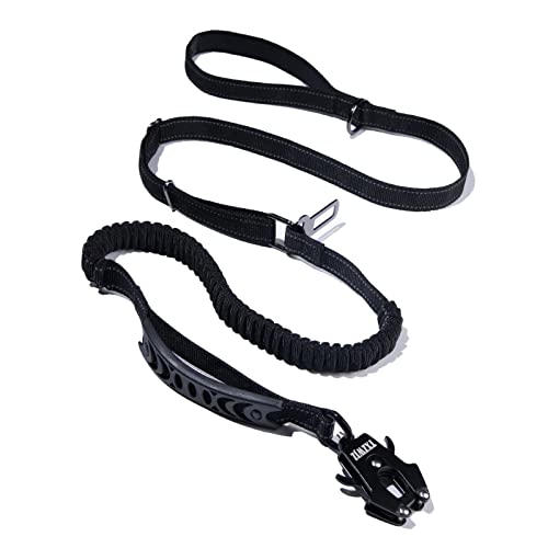 Tactical Dog Leash Bungee Frog Clip Adjustable Dog Leash Heavy ...