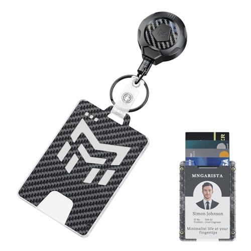 MNGARISTA Retractable Badge Holder with Belt Clip