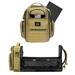BCOH Military Style Dad Diaper Bag With Changing Station- Premium Design Baby Bag- Diaper Bag Backpack- Baby Diaper Bag…