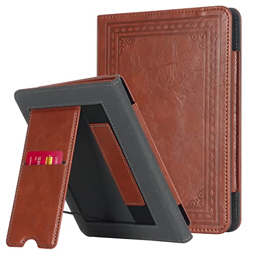 Image of CoBak Case with Stand for Kindle Paperwhite -with Auto Sleep Wake, Card Slot, Hand Strap Feature - Fits Kindle Paperwhite 11th Generation 6.8 inch Signature Edition 2021 Released
