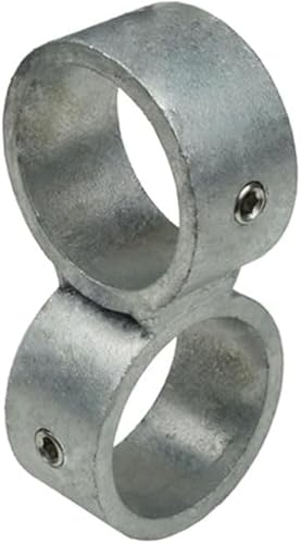 単管パイプジョイント 外径48.6o用 最強の防錆効果! 溶融亜鉛メッキ(ドブメッキ)単管パイプを直行(90度)に組付ける直行タイプ ホーローセットでがっちり固定【SR3-D】