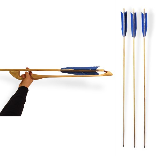 Catatonk Atlatl and Three Six Foot Darts.