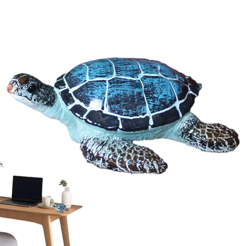 Hemousy Aquarium Decor Turtle Statue | Aquarium Turtle Decoration - Garden Landscape Ornament For Aquarium, Living Room, Garden, Flower Pot, Fish Tank