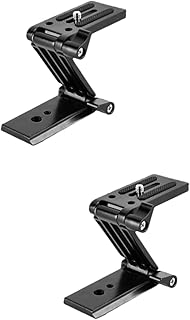 UKCOCO 2pcs Z Type Quick Folding Tripod Cellphone Tripod Heavy Duty Tripod Light Socket Camera Mount for Slider Rail Video Ball Head Tripod Head Mounting Bracket Universal Slide Rail Grip