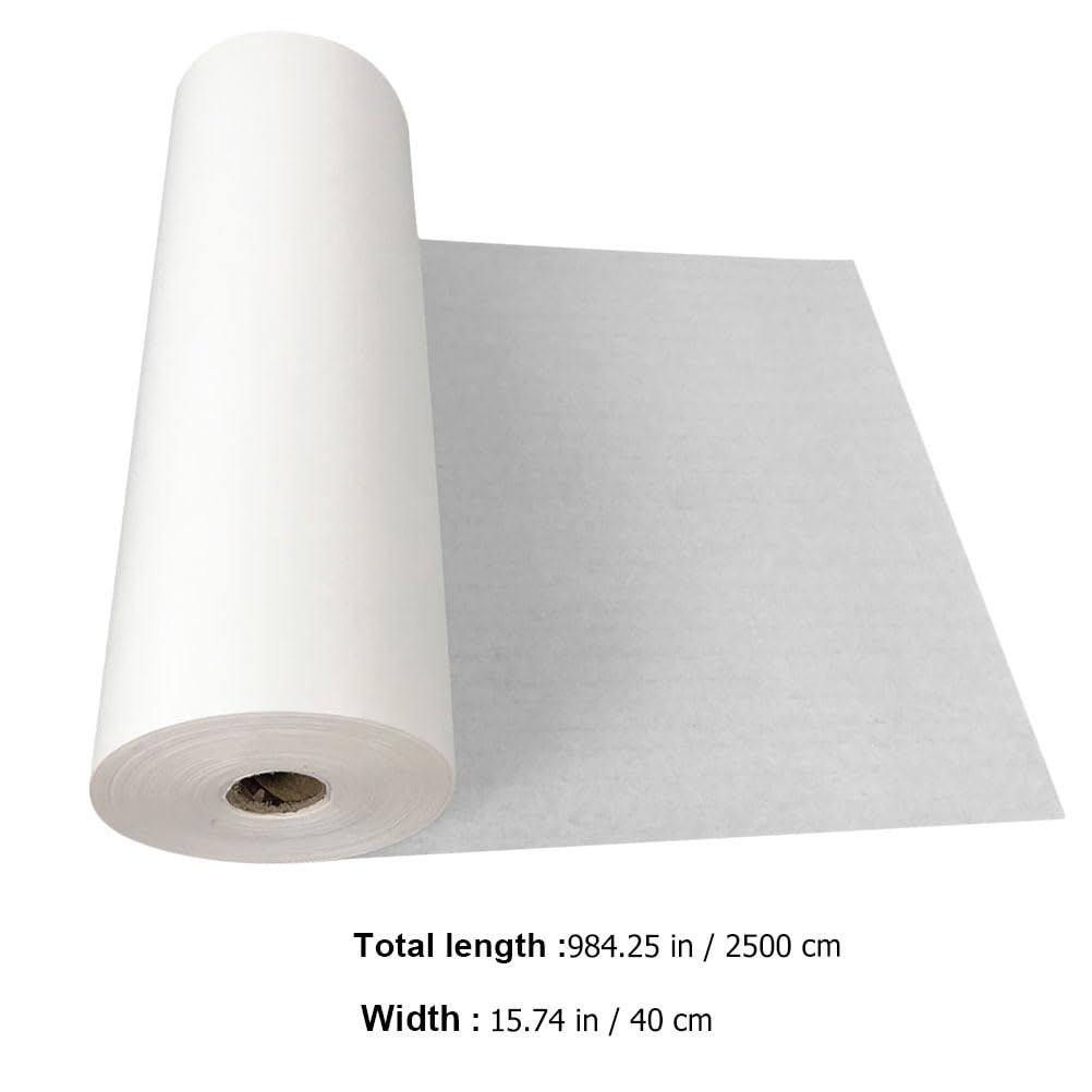 ULDIGI Rouleau de papier de calligraphie chinoise épais Xuan pour peinture et écriture au pinceau, convient pour l'encre Sumi Aquarelle Art avec absorption modérée et haute ténacité