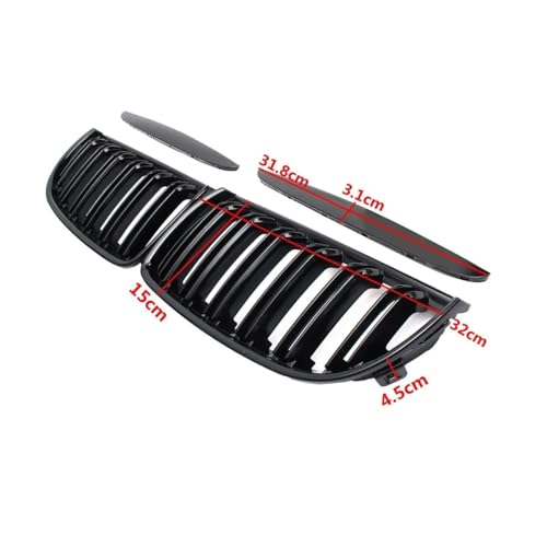 Grille avant double ligne calandre pare-choc E90 E91 2005-2008 - 3