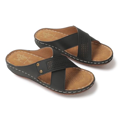 Image of Liberty Senorita AGL-105E Casual Slippers for Women With PVC Sole | PU Upper - Comfortable & Lightweight | & Trendy Design | Synthetic Insole | Stylish Footwear, Cushioned Footbed