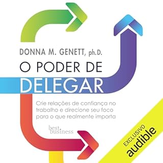 O poder de delegar Audiolivro Por Donna M. Genett capa