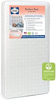 Sealy Baby - Perfect Rest - Extra Firm Toddler and Baby Crib Mattress – Waterproof, Airy Comfort
