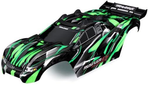 Green RUSTLER 4X4 Ultimate Clipless Body
