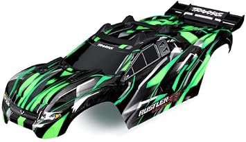 Green RUSTLER 4X4 Ultimate Clipless Body