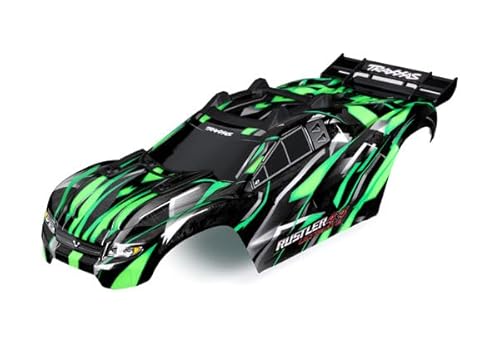 Green RUSTLER 4X4 Ultimate Clipless Body