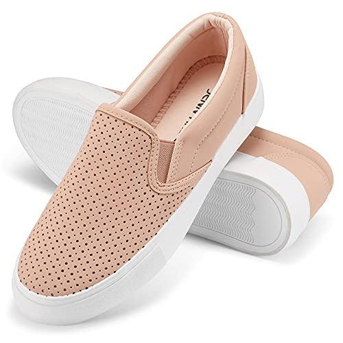 Image of JENN ARDOR Slip On Sneakers Women Comfortable Walking Slip On Shoes Women Memory Foam Womens Fashion Loafers for Women Casual Shoes for Women Flats
