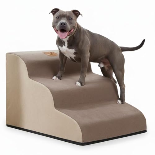 Lifetips アメリカン・ピット・ブル・テリア ペットステップ 階段 スロープ 室内用 犬 猫 小型犬 シニア犬 高齢犬 介護 段差解消 滑り止め 多機能 収納付き ハウス 洗えるカバー ソファ ベッド用 2段 3段 ゆるやか 昇降台 踏み台 ドッグス