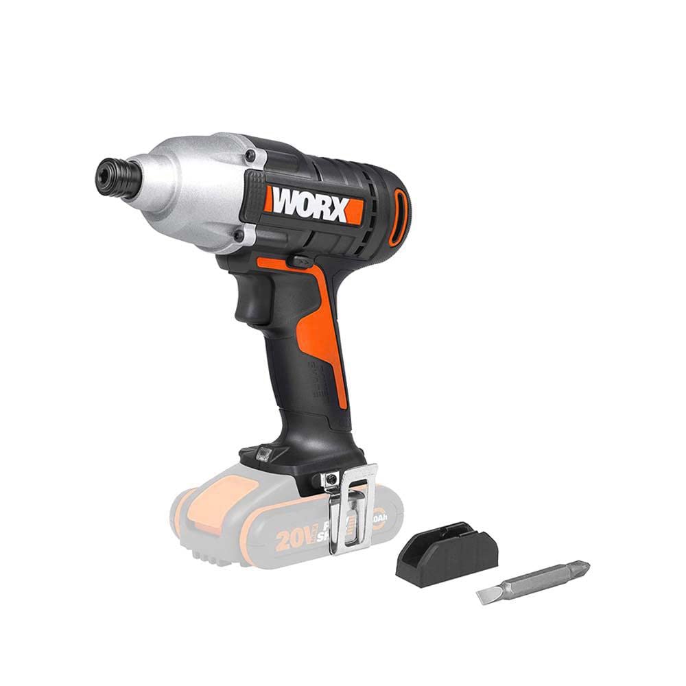Worx WX291.9 Avvitatore ad impulsi brushless a batteria 20V-170nm. solo corpo macchina