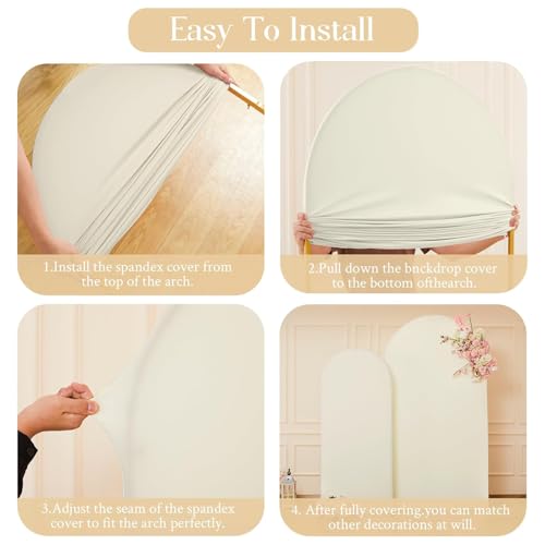 Set de 3 Fundas para Arcos de 6FT, 5FT y 4FT Beige Doble Cara miniatura 5