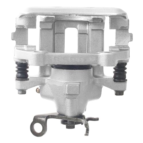 Image of Detroit Axle - Rear Right Brake Caliper for 2003-2006 Lincoln LS, Passenger | Side Disc Brake Caliper with Bracket 2004 2005 Replacement