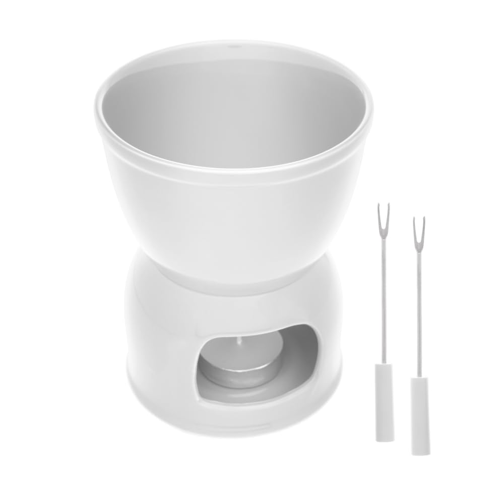 WOLFF - Aparelho de Fondue 4 Peças de Porcelana para Duas Pessoas