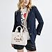 Coach Bubble Leather Cargo Tote 26, B4/Chalk