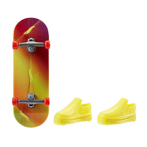 Planche à roulettes Hot Wheels et 3 véhicules jouet pour s'amuser dans la chambre