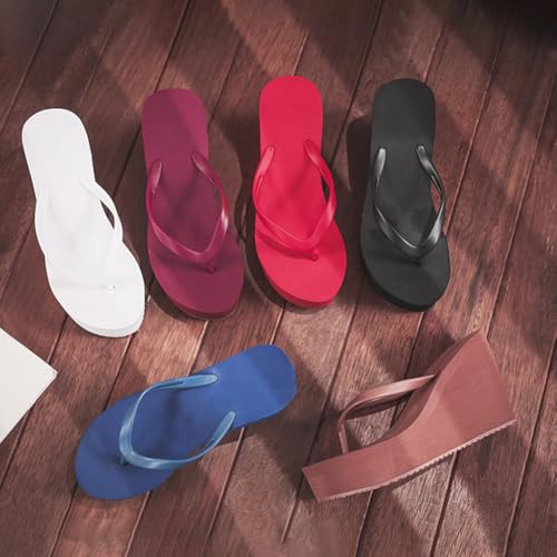 Wedge Flip Flops Platform Sandals, Platform Flip Flops for Women, Beach Nonslip Comfort Casual Thong Sandal2