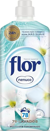 Flor - Suavizante para la ropa concentrado, aroma nenuco, hipoalergénico, 78 dosis, 1404 ml