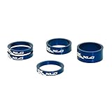 Farbe: blau XLC Lenkkopferweiterung A-Head Spacer-Set AS-A02 3x5/1x10/1x15 mm 1 1/8 Zoll, blau, 10 x 10 x 8 cm