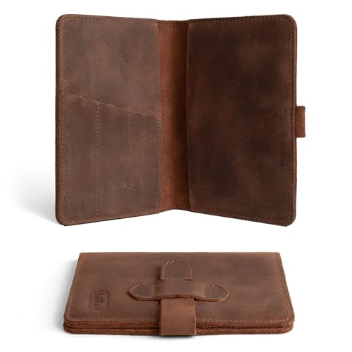 Couverture en cuir pour notes de terrain anti-cornées étui