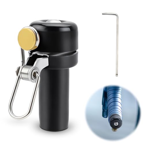 WJMY Rennrad Klingel Lenkerstopfen, Kleine Klingel Fahrrad, Fahrradklingel Laut, Kupferlegierung, Rostschutz, Fahrradlenker Stecker, Fahrradzubehör, 80db, für 22,2 mm Lenker, WJMY Rennrad Klingel Lenkerstopfen, Kleine Klingel Fahrrad, Fahrradklingel Laut, Kupferlegierung, Rostschutz, Fahrradlenker Stecker, Fahrradzubehör, 80db, für 22,2 mm Lenker,